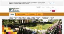 Desktop Screenshot of nykvarn.se